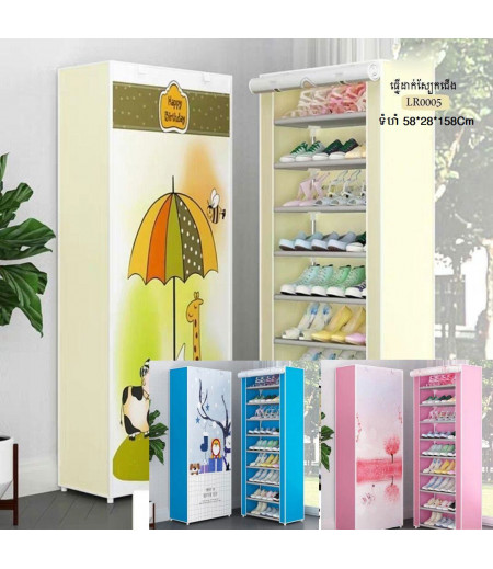 Shoe shelf multi-layer storage simple household small door dormitory rent-proof large-capacity