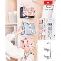 My Home Hanging Purse Handbag Storage Organizer. Wardrobe Closet Organizer with Purses Clothing Homewares and Accessories