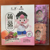 HAOQU KONJAC JELLY PEACH+GRAPE 218G