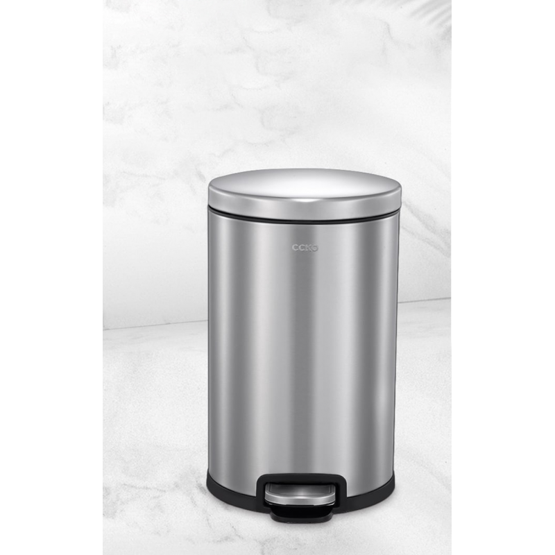Dustbin  (6L)Stainless steel Size: L210*W280*H316 