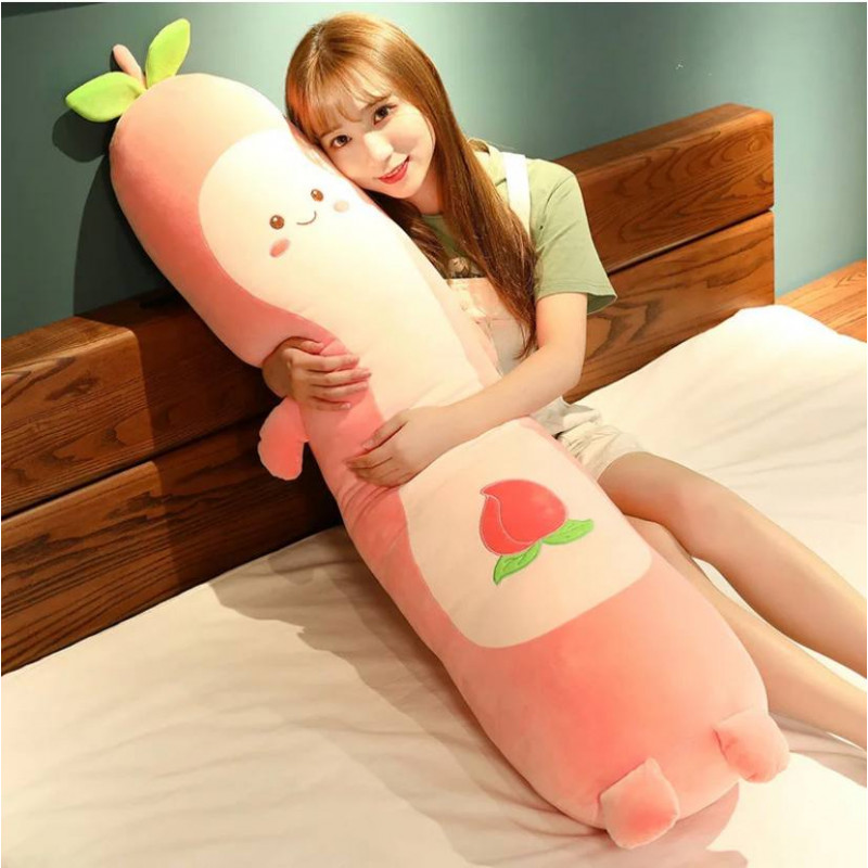 Peach long pillow 90CM