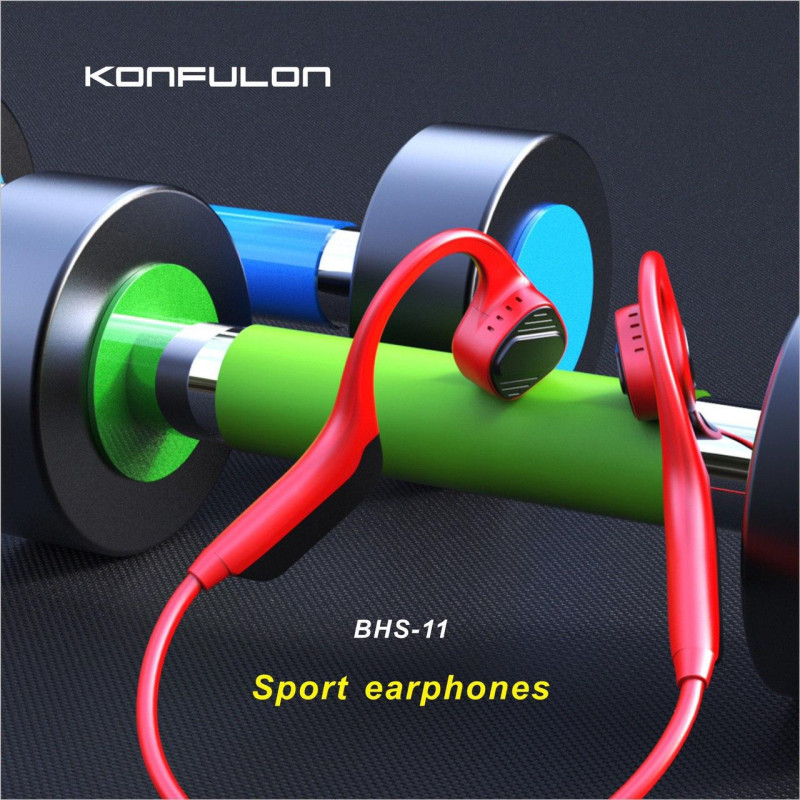Konfulon Bluetooth Sport earphone Sreamlined body BHS-11