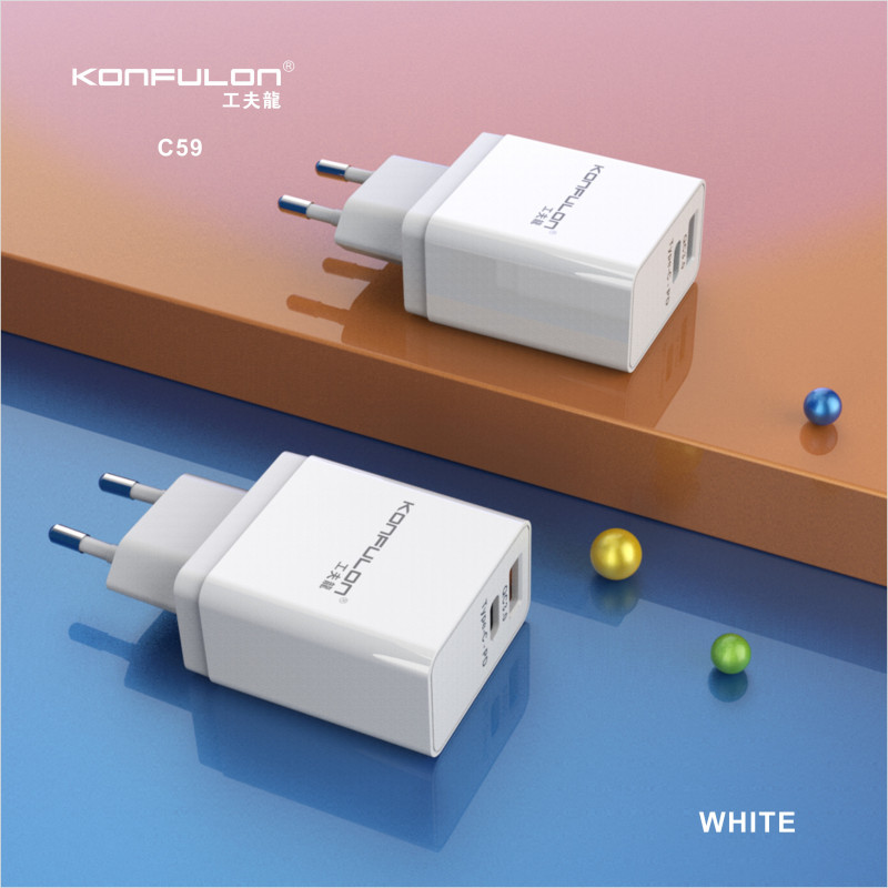 Konfulon Adapter Charger C59 QC 3.0 20W