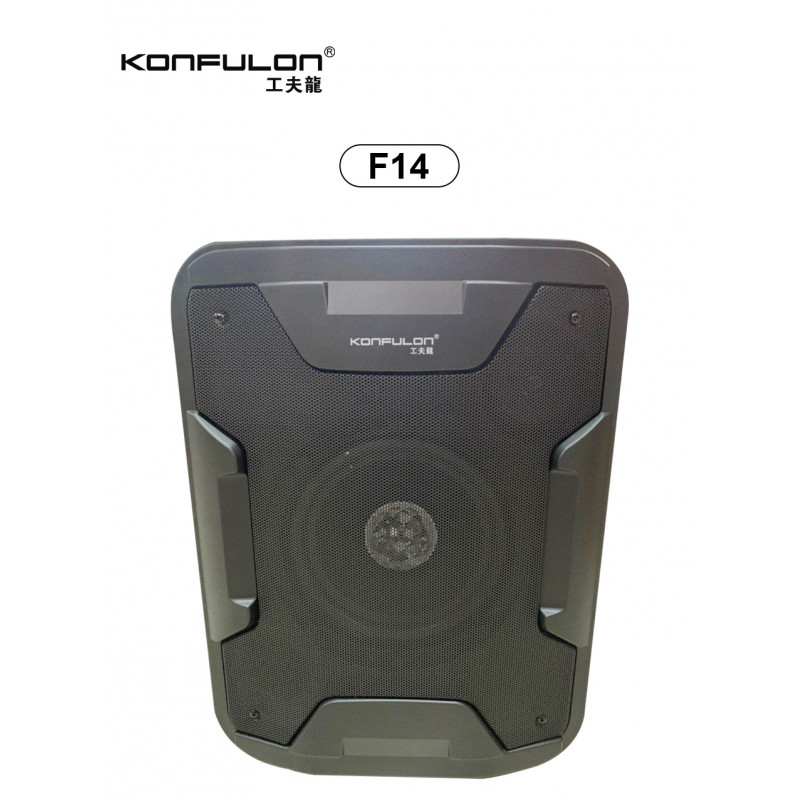 Konfulon Small Trolley Bluetooth Speaker F14