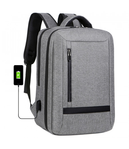 Business commuter backpack men's boarding bag men's 15.6 inch laptop backpack large capacity boarding bag
