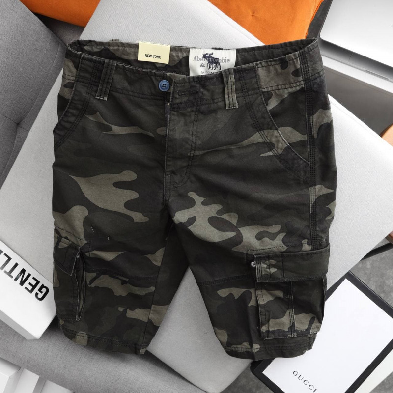 Camouflage Shorts Men's Trendy Casual Cotton Stretch Men's Pants Short Summer Super Shorts Tide Brand