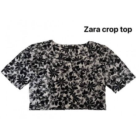 ZARA fashion women's short-sleeved new light familiar