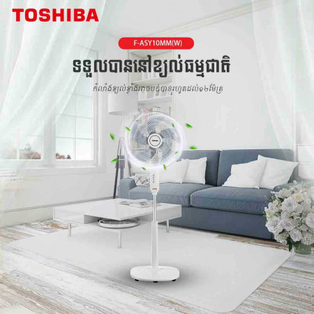 Floor Standing Electrical Fan/White