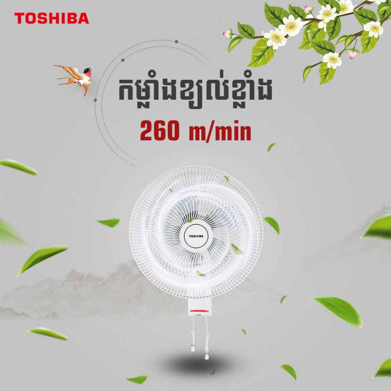 Wall Electrical Fan/White