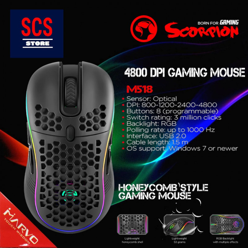 Mouse Gaming M518
