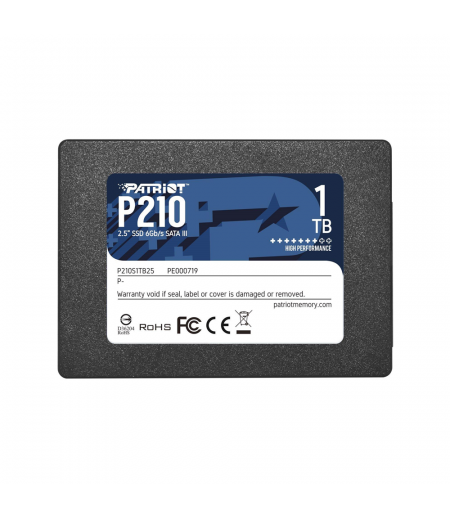 Patriot P210 SSD 2.5 Capacity 1TB 