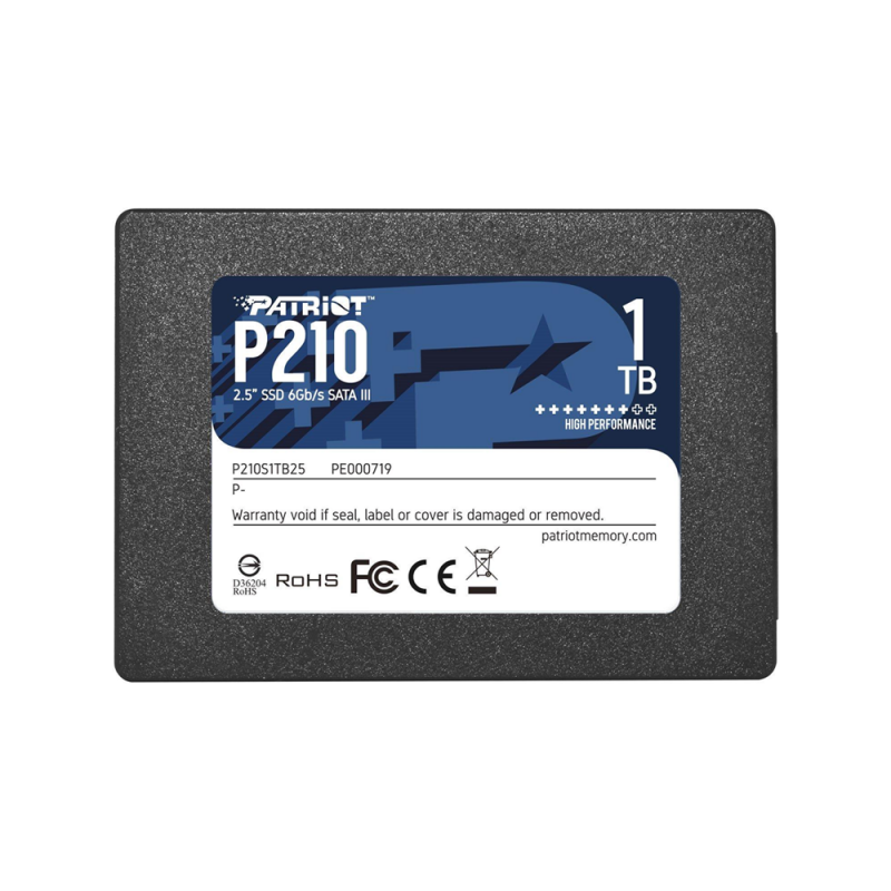 Patriot P210 SSD 2.5 Capacity 1TB 
