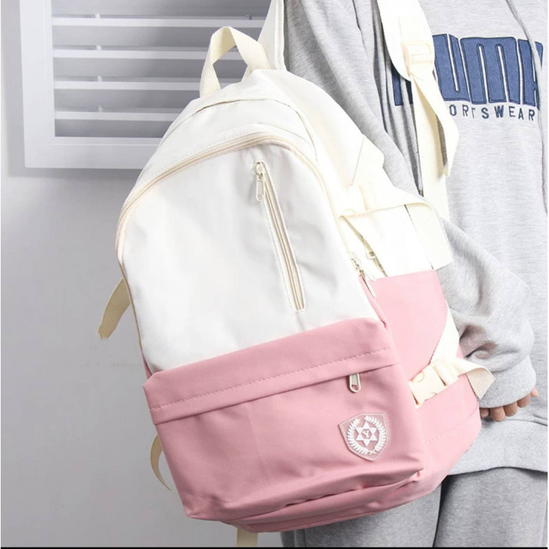 Korean version of ins college style school bag female Japanese high school college students all-match backpack large capacity backpack