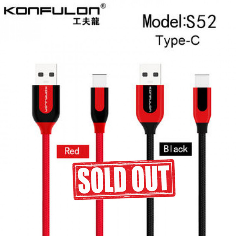 Konfulon Fastching Cable S52 Type-C 3.0A